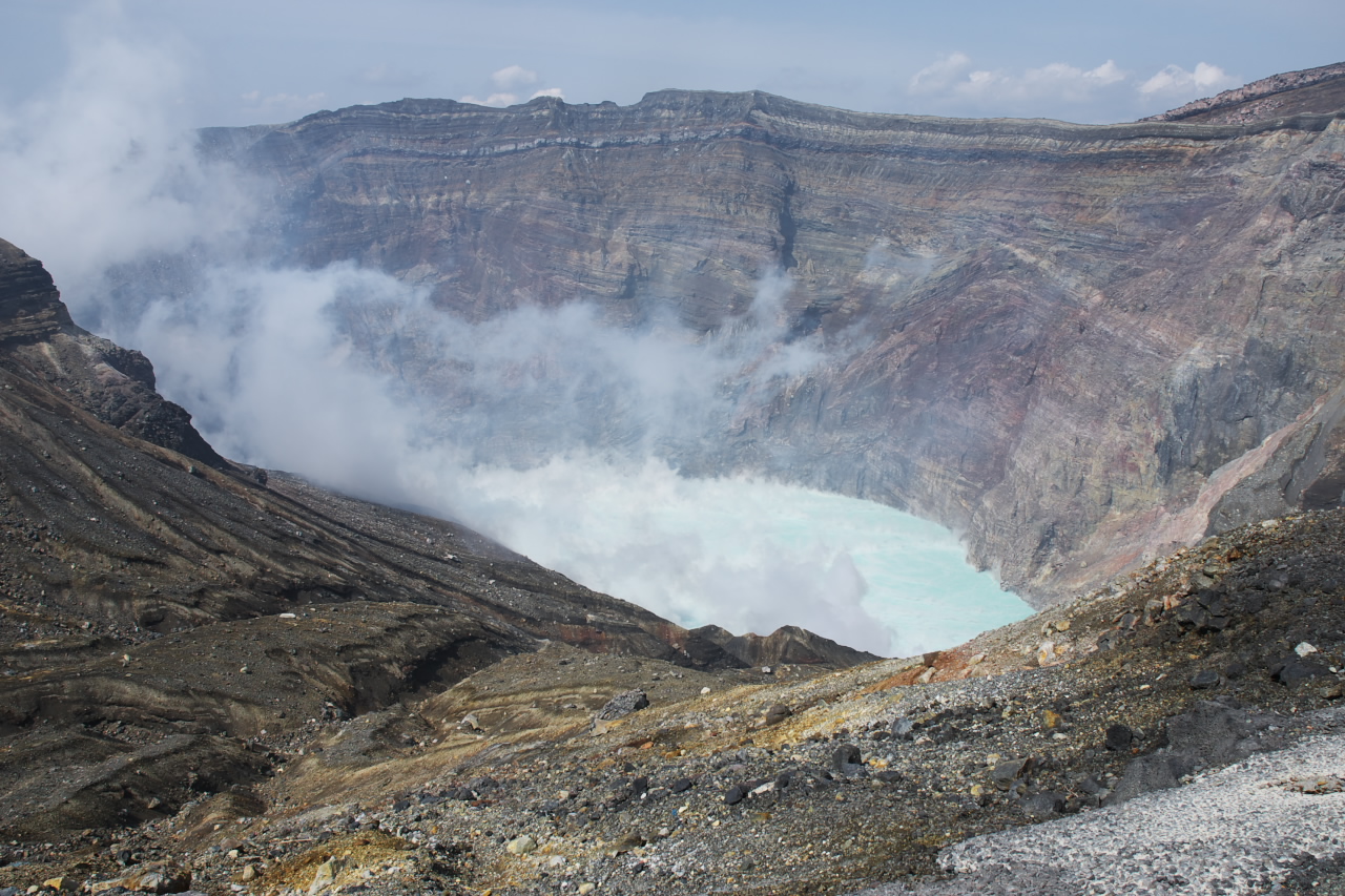 Mt. Aso Nakadake Crater